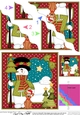 Christmas Snowman Rio has an Xmas Tree Wavy Corner Side Stacker