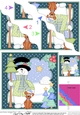Christmas Snowman Rio has an Xmas Tree Wavy Corner Side Stacker