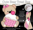 3D Cute Bear Treat Box Gift Set Mini Kit - Cute Little Livvy Bear