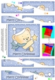Cute Hunney Bear Robert has a Christmas Star - Wavy Spiral Side Stacker