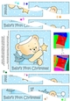 Cute Hunney Bear Robert has a Babys 1st Christmas Star - Wavy Spiral Side Stacker