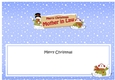 large DL Merry Christmas MOTHER IN LAW with Snowman insert