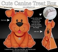 3D Cute Canine Treat Box Gift Set Mini Kit - Little Dog Rusty