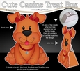 3D Cute Canine Treat Box Gift Set Mini Kit - Little Dog Rose