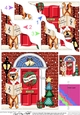 Meerkat is Carol Singing is at the Door - Christmas Wavy Corner Side Stacker