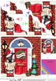 Scottie Dog is Carol Singing is at the Door - Christmas Wavy Corner Side Stacker