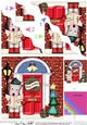 GiGi Horse is Carol Singing is at the Door - Christmas Wavy Corner Side Stacker
