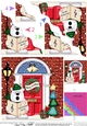 Ben Polar Bear is Carol Singing at the Door - Christmas Wavy Corner Side Stacker