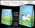 3D Gift Bag Mini Kit - Cute Little Pony Snowflake