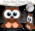 3D Cute Bird Treat Box Gift Set Mini Kit - Cute Little Orson Owl