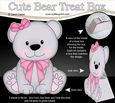 3D Cute Bear Treat Box Gift Set Mini Kit - Cute Little Bessy Bear