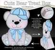3D Cute Bear Treat Box Gift Set Mini Kit - Cute Little Banjo Bear