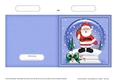 Christmas Snowglobe Quick Cut & Fold Card - Santa
