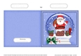 Christmas Snowglobe Quick Cut & Fold Card - Santa