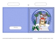 Christmas Snowglobe Quick Cut & Fold Card - Cute Chunky Monkey