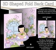 3D Shaped No-Hole Fold Back Mini Kit - Country Cottage Girlz Zoe has some Pretty Tulips