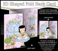 3D Shaped No-Hole Fold Back Mini Kit - Country Cottage Girlz Zoe has some Pretty Tulips