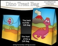 3D Gift Bag Mini Kit - Cute Little Dinosaur Smileysaur