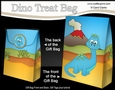 3D Gift Bag Mini Kit - Cute Little Dinosaur Lizard