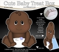 3D Cute Baby Treat Box Gift Set Mini Kit - Cute Little Ethnic Baby Boy Daryn