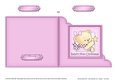 Cute Hunney Bear Rosie has a Babys 1st Christmas Star - Cut and Fold Corner Card