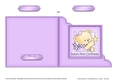 Cute Hunney Bear Rosie has a Babys 1st Christmas Star - Cut and Fold Corner Card