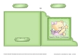 Cute Hunney Bear Rosie has a Babys 1st Christmas Star - Cut and Fold Corner Card
