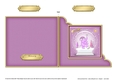 Cute Christmas Elephant Snowglobe Cut and Fold Corner Card
