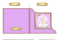 Cute Christmas Elephant Snowglobe Cut and Fold Corner Card