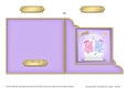 Cute Christmas Elephants Snowglobe Cut and Fold Corner Card