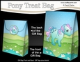 3D Gift Bag Mini Kit - Cute Little Pony Minty