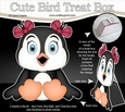 3D Cute Bird Treat Box Gift Set Mini Kit - Cute Little Pippa Penguin