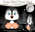 3D Cute Bird Treat Box Gift Set Mini Kit - Cute Little Pip Penguin