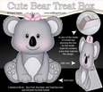 3D Cute Bear Treat Box Gift Set Mini Kit - Cute Little Koala Bear Kitkat