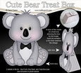 3D Cute Bear Treat Box Gift Set Mini Kit - Cute Little Koala Bear Kookie