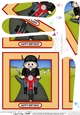 Fan Pyramage Topper - Motorbike Rider