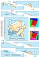 Cute Hunney Bear Robert has a Christmas Star - Wavy Spiral Side Stacker