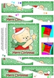 Cute Hunney Bear Robert has a Christmas Star - Wavy Spiral Side Stacker
