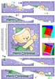 Cute Hunney Bear Robert has a Christmas Star - Wavy Spiral Side Stacker