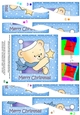 Cute Hunney Bear Robert has a Christmas Star - Wavy Spiral Side Stacker