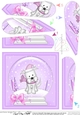 Westie Dog - Christmas Snowglobe Fan Pyramage Topper