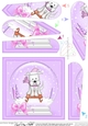 Westie Dog - Christmas Snowglobe Fan Pyramage Topper