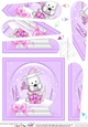 Westie Dog - Christmas Snowglobe Fan Pyramage Topper