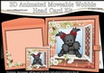 3D Animated Moveable Wobble Head Card Kit - Through the Window Maisie Scottie Dog