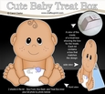 3D Cute Baby Treat Box Gift Set Mini Kit - Cute Little Ethnic Baby Boy Kareem