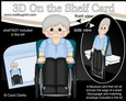 3D On the Shelf Card Kit - Old Man Warron is a Wheelchair User
