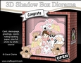 3D Shadow Box Card Mini Kit - The Hug-a-Bear Soft Toy Shop
