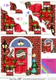 Rudolf is at the Door - Christmas Wavy Corner Side Stacker