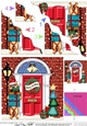 Frank Meerkat is at the Door - Christmas Wavy Corner Side Stacker