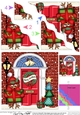 Robin is at the Door - Christmas Wavy Corner Side Stacker